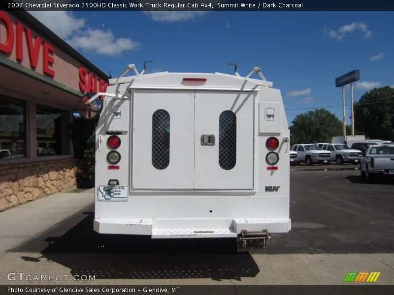 Summit White / Dark Charcoal 2007 Chevrolet Silverado 2500HD Classic Work Truck Regular Cab 4x4