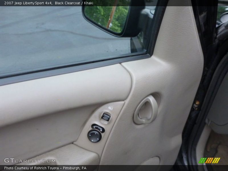 Black Clearcoat / Khaki 2007 Jeep Liberty Sport 4x4