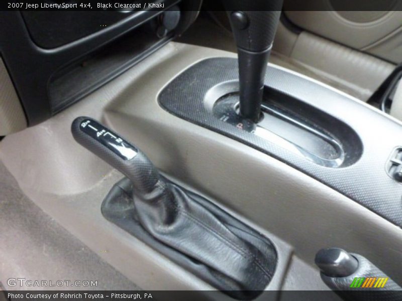 Black Clearcoat / Khaki 2007 Jeep Liberty Sport 4x4