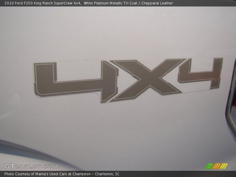 White Platinum Metallic Tri Coat / Chapparal Leather 2010 Ford F150 King Ranch SuperCrew 4x4