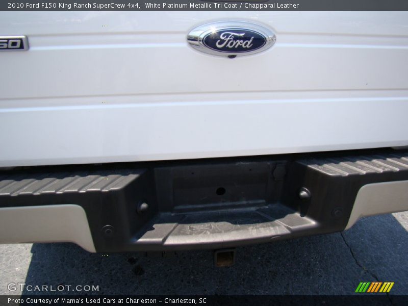 White Platinum Metallic Tri Coat / Chapparal Leather 2010 Ford F150 King Ranch SuperCrew 4x4