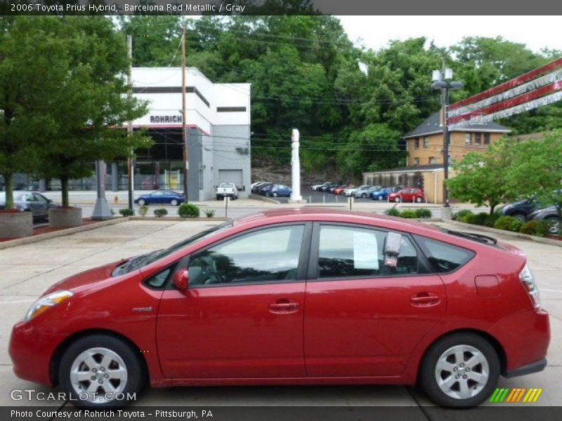 Barcelona Red Metallic / Gray 2006 Toyota Prius Hybrid