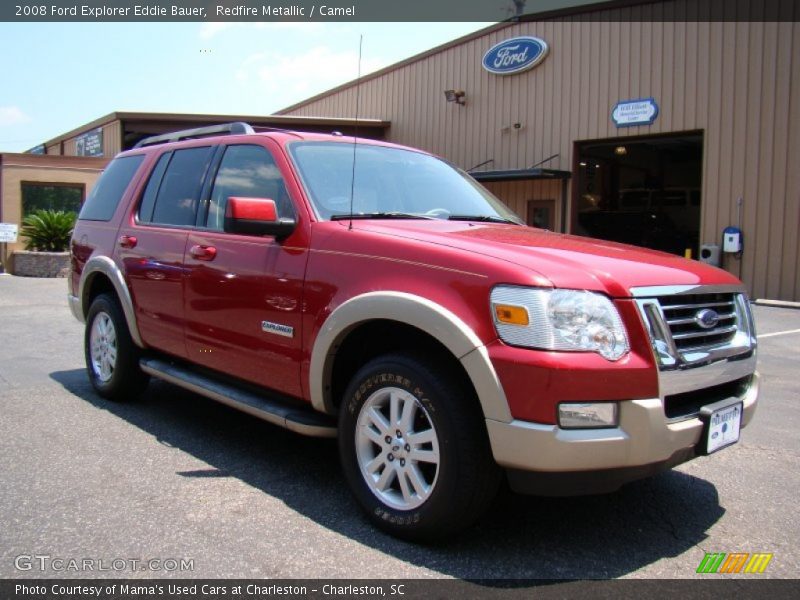 Redfire Metallic / Camel 2008 Ford Explorer Eddie Bauer