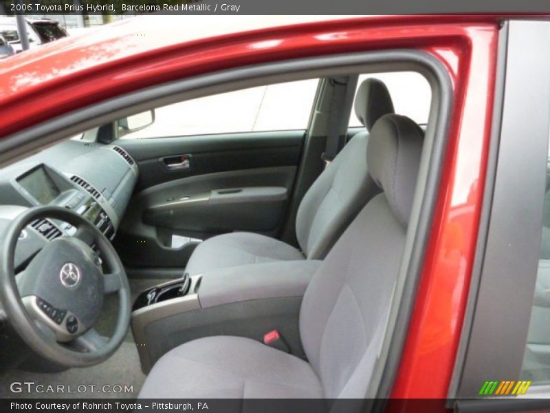 Barcelona Red Metallic / Gray 2006 Toyota Prius Hybrid