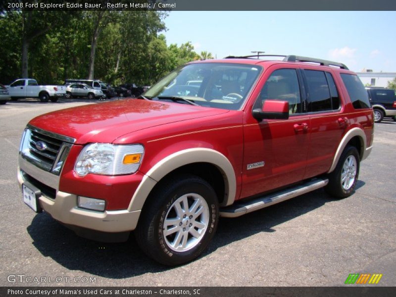 Redfire Metallic / Camel 2008 Ford Explorer Eddie Bauer