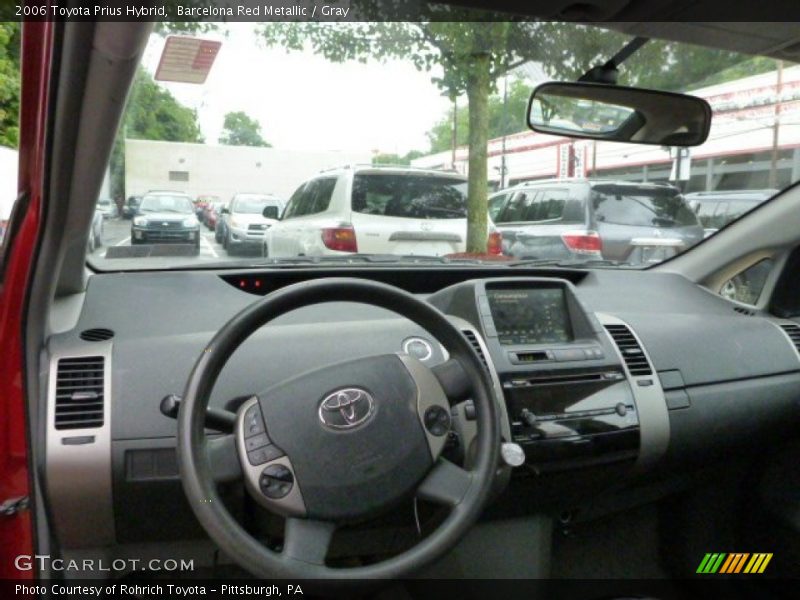 Barcelona Red Metallic / Gray 2006 Toyota Prius Hybrid