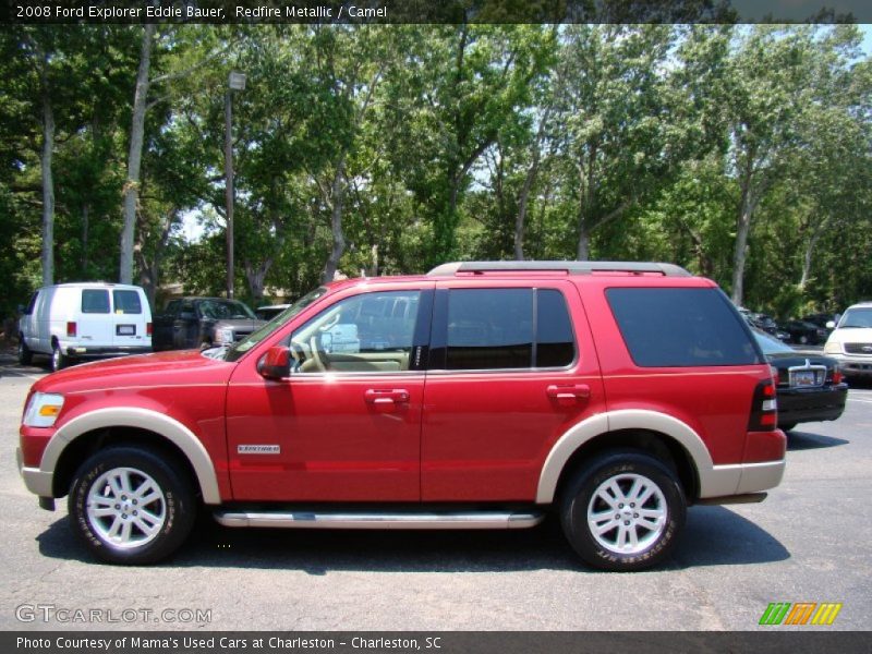 Redfire Metallic / Camel 2008 Ford Explorer Eddie Bauer