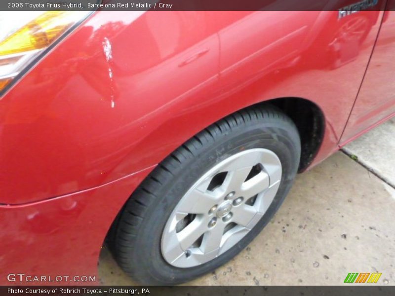 Barcelona Red Metallic / Gray 2006 Toyota Prius Hybrid