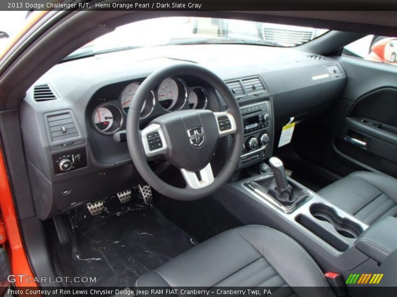 Dark Slate Gray Interior - 2013 Challenger R/T 