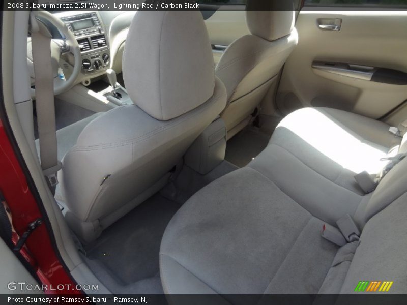 Lightning Red / Carbon Black 2008 Subaru Impreza 2.5i Wagon