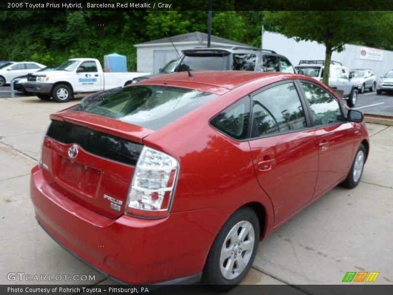 Barcelona Red Metallic / Gray 2006 Toyota Prius Hybrid