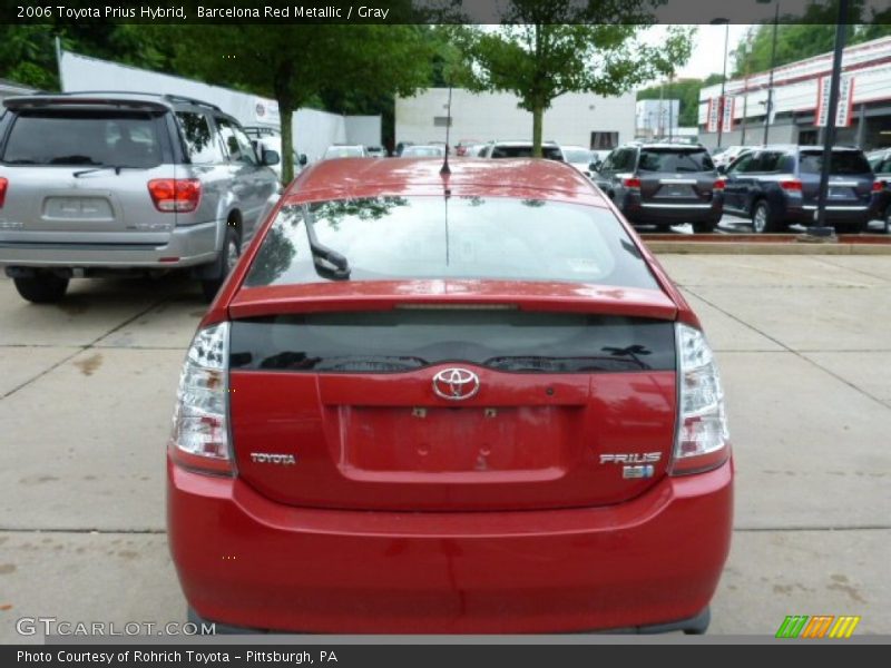 Barcelona Red Metallic / Gray 2006 Toyota Prius Hybrid