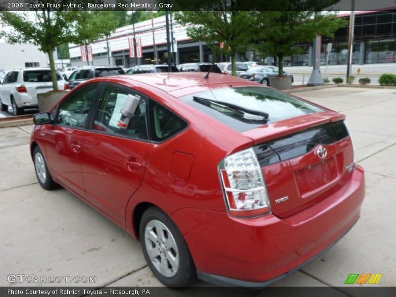 Barcelona Red Metallic / Gray 2006 Toyota Prius Hybrid