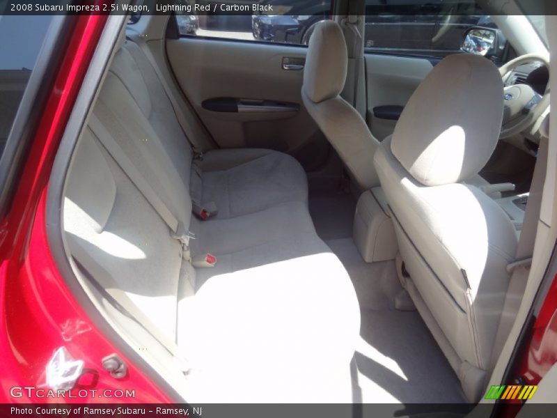 Lightning Red / Carbon Black 2008 Subaru Impreza 2.5i Wagon