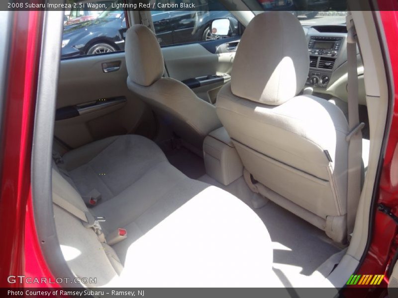 Lightning Red / Carbon Black 2008 Subaru Impreza 2.5i Wagon