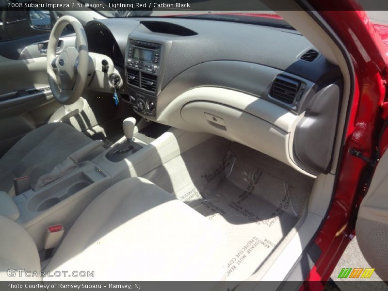 Lightning Red / Carbon Black 2008 Subaru Impreza 2.5i Wagon