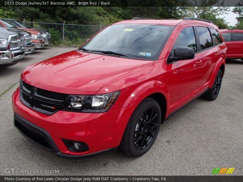 Front 3/4 View of 2013 Journey SXT Blacktop AWD