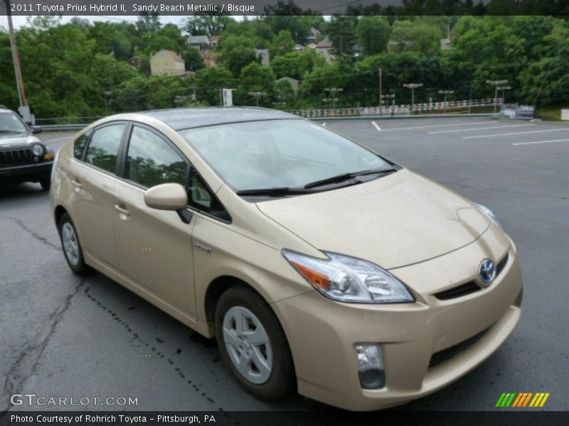 Sandy Beach Metallic / Bisque 2011 Toyota Prius Hybrid II
