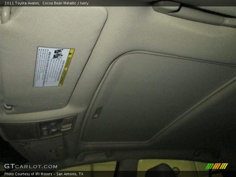 Cocoa Bean Metallic / Ivory 2011 Toyota Avalon