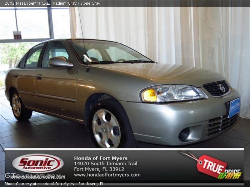 Radium Gray / Stone Gray 2003 Nissan Sentra GXE