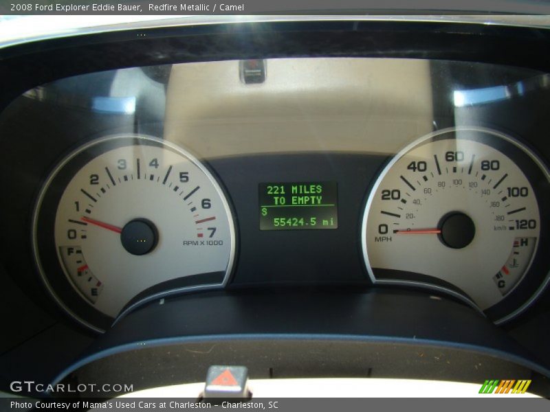Redfire Metallic / Camel 2008 Ford Explorer Eddie Bauer