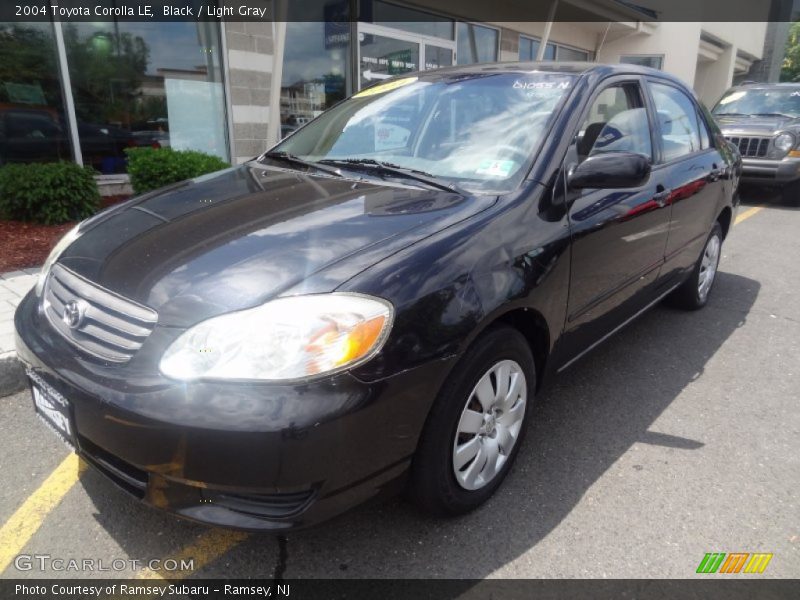 Black / Light Gray 2004 Toyota Corolla LE