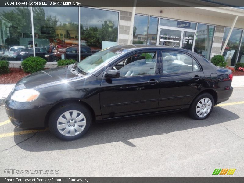 Black / Light Gray 2004 Toyota Corolla LE