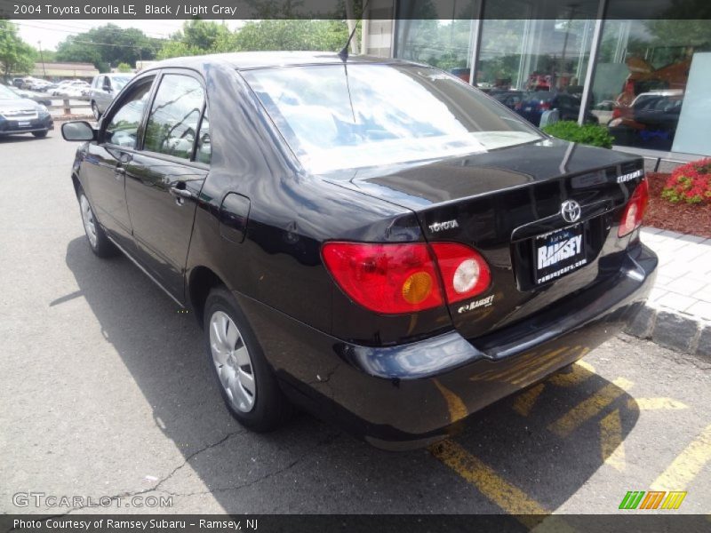 Black / Light Gray 2004 Toyota Corolla LE