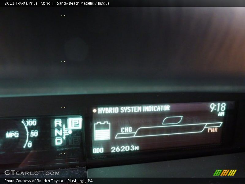 Sandy Beach Metallic / Bisque 2011 Toyota Prius Hybrid II