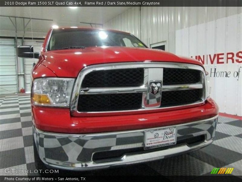 Flame Red / Dark Slate/Medium Graystone 2010 Dodge Ram 1500 SLT Quad Cab 4x4