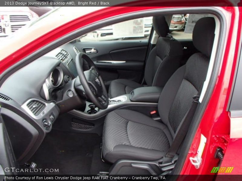 Bright Red / Black 2013 Dodge Journey SXT Blacktop AWD