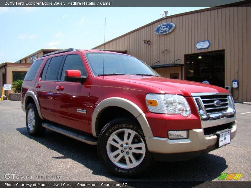 Redfire Metallic / Camel 2008 Ford Explorer Eddie Bauer
