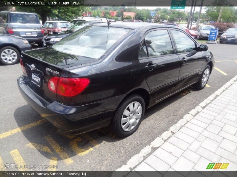 Black / Light Gray 2004 Toyota Corolla LE