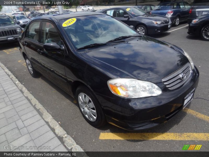 Black / Light Gray 2004 Toyota Corolla LE
