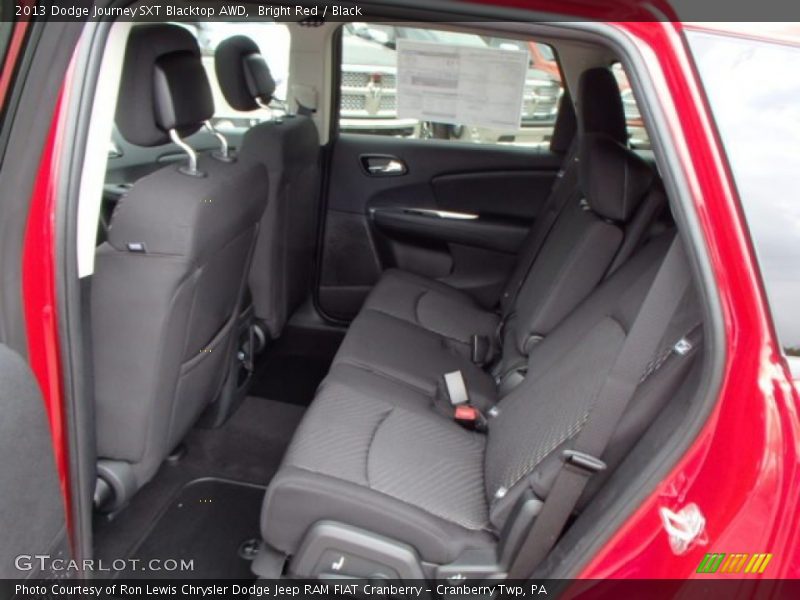 Bright Red / Black 2013 Dodge Journey SXT Blacktop AWD