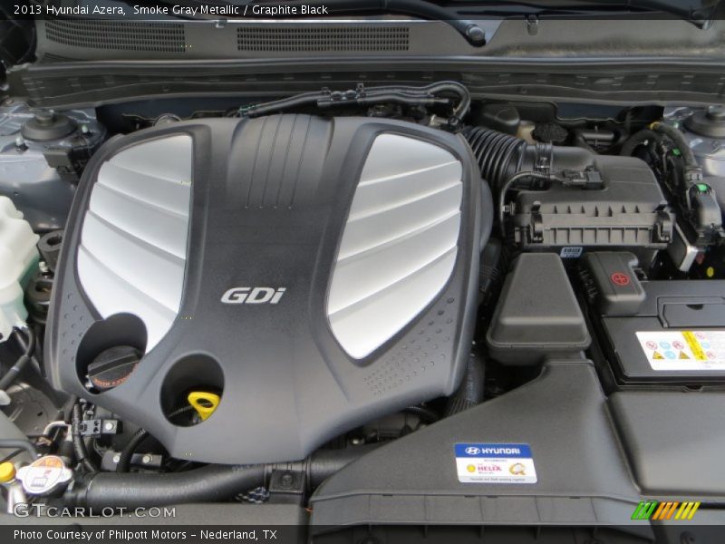 Smoke Gray Metallic / Graphite Black 2013 Hyundai Azera