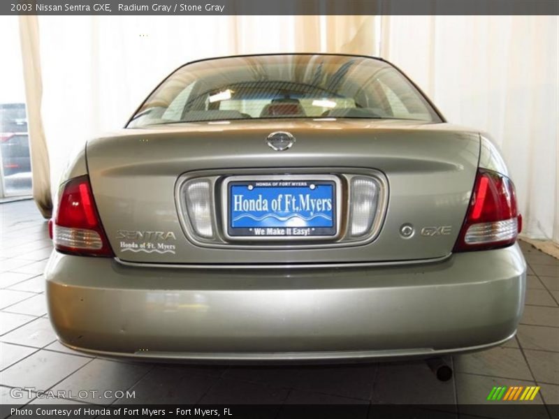 Radium Gray / Stone Gray 2003 Nissan Sentra GXE
