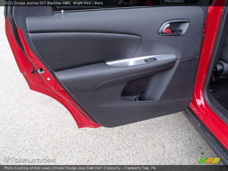 Bright Red / Black 2013 Dodge Journey SXT Blacktop AWD
