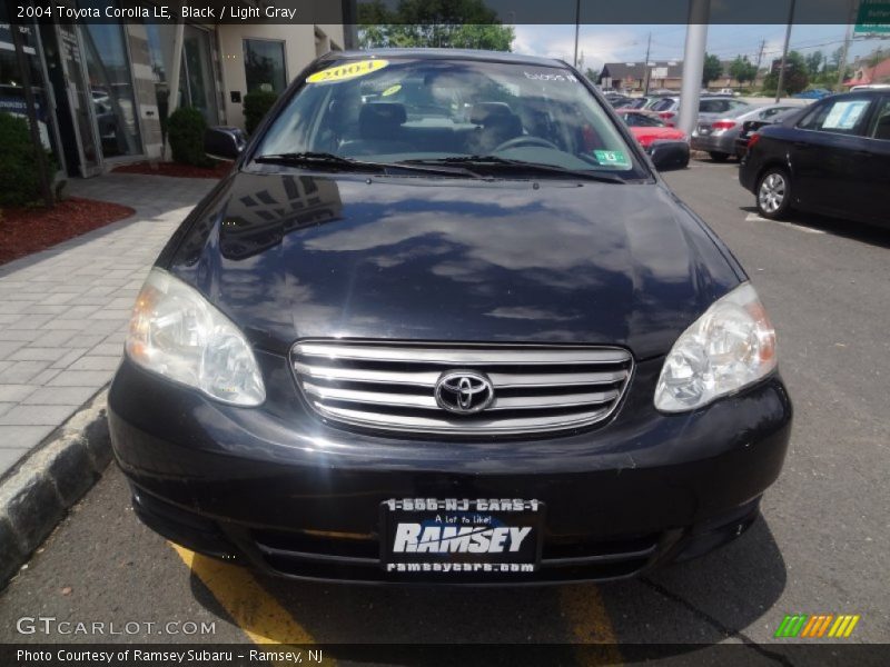 Black / Light Gray 2004 Toyota Corolla LE
