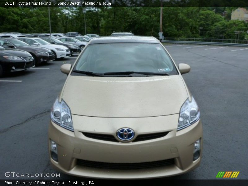 Sandy Beach Metallic / Bisque 2011 Toyota Prius Hybrid II