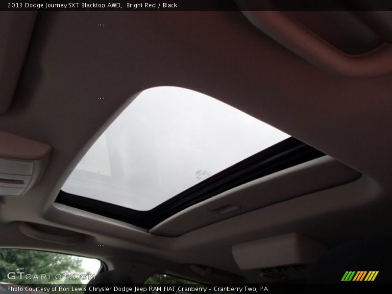 Bright Red / Black 2013 Dodge Journey SXT Blacktop AWD