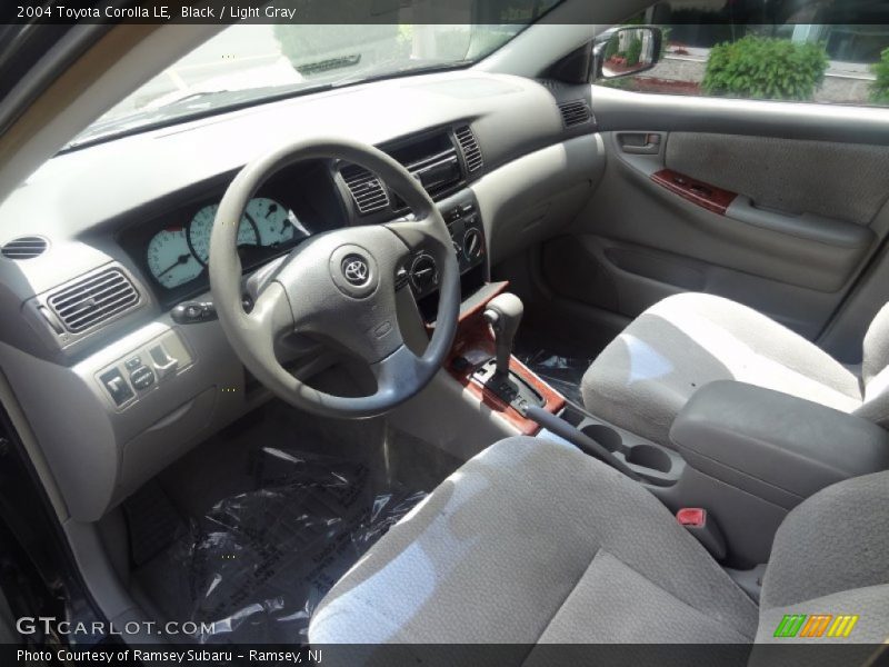 Black / Light Gray 2004 Toyota Corolla LE