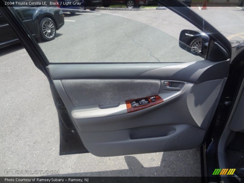 Black / Light Gray 2004 Toyota Corolla LE