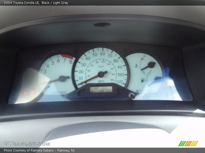 Black / Light Gray 2004 Toyota Corolla LE