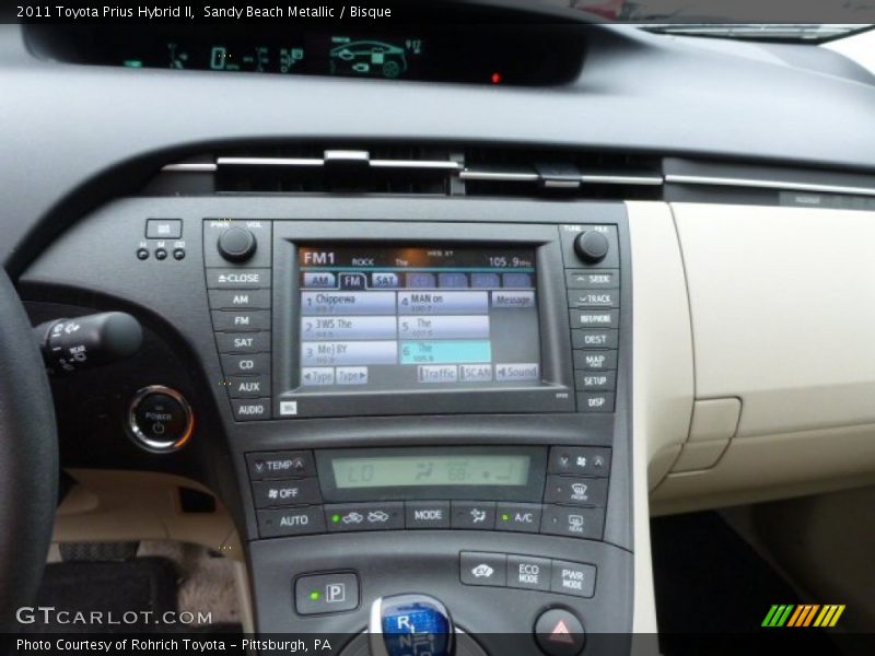 Sandy Beach Metallic / Bisque 2011 Toyota Prius Hybrid II