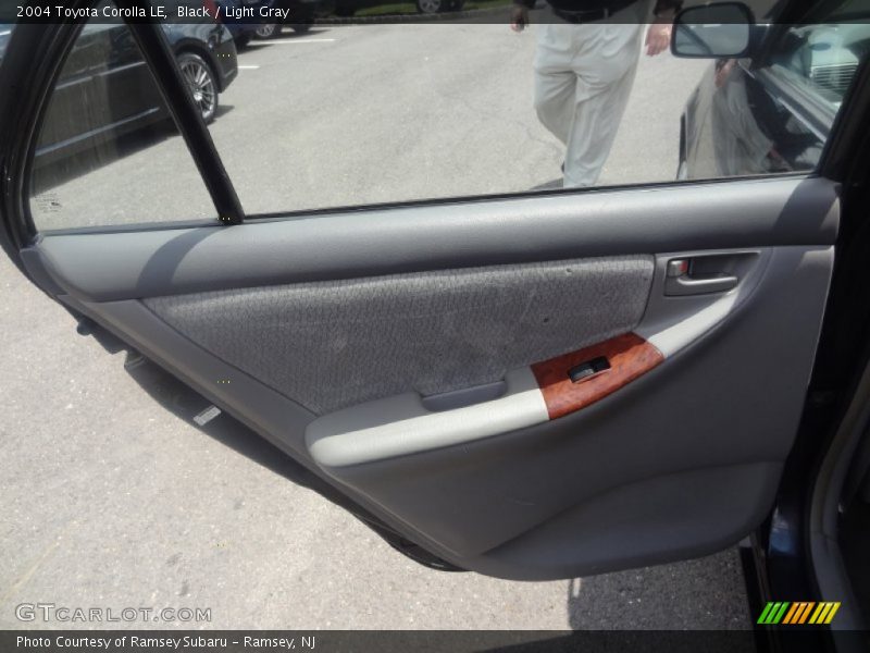 Black / Light Gray 2004 Toyota Corolla LE