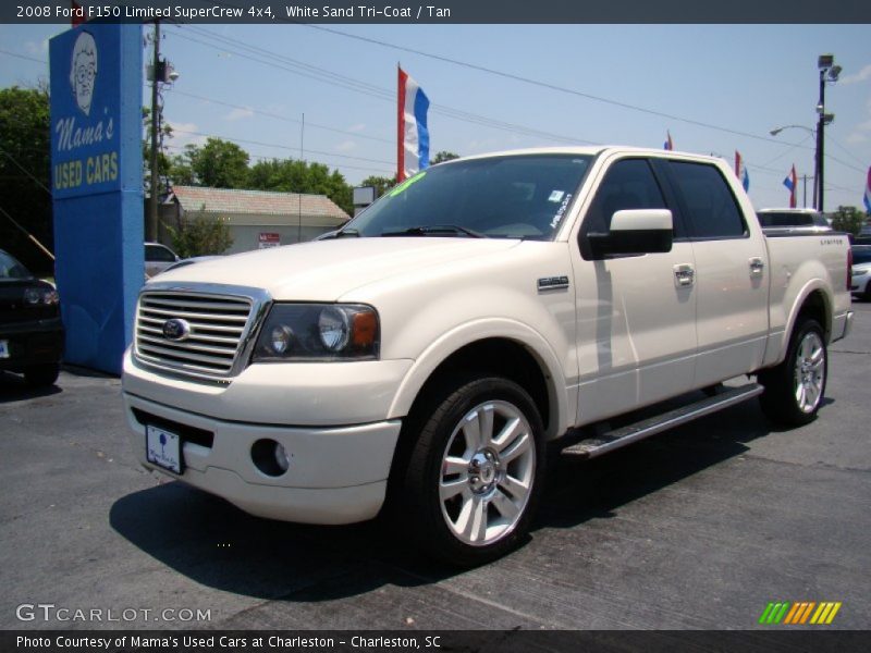 White Sand Tri-Coat / Tan 2008 Ford F150 Limited SuperCrew 4x4
