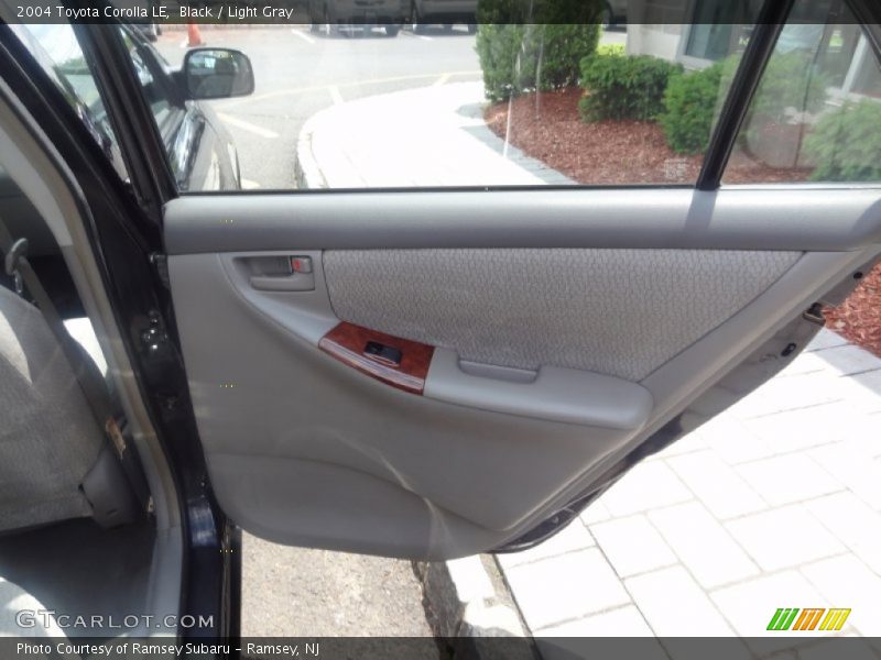 Black / Light Gray 2004 Toyota Corolla LE