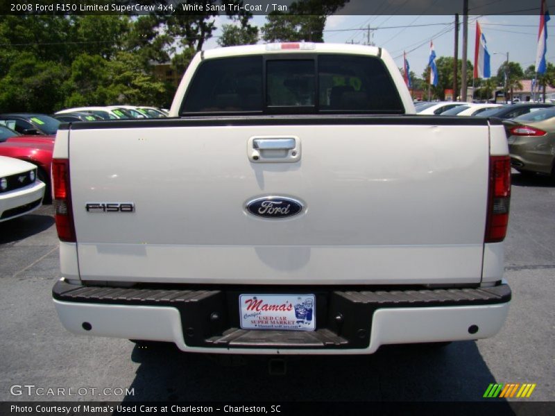 White Sand Tri-Coat / Tan 2008 Ford F150 Limited SuperCrew 4x4