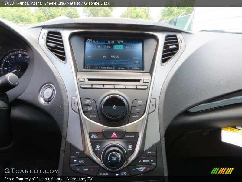 Smoke Gray Metallic / Graphite Black 2013 Hyundai Azera